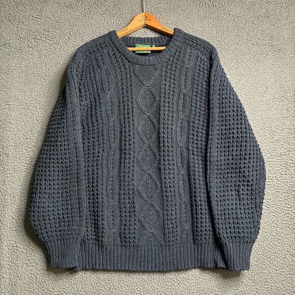 Gaeltarra Handloomed Wool Cabled/Fisherman Sweater. Size 40" Chest. - Picture 1 of 12